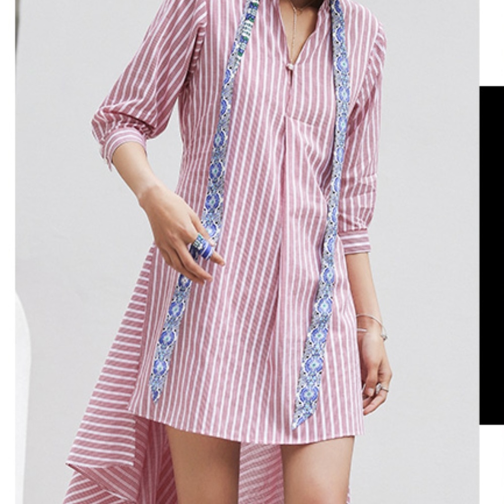 Asymmetrical beach dress